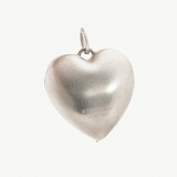 Tiffany & Co. Ziegfield Sterling Silver Heart Locket Pendant - Picture 3 of 5